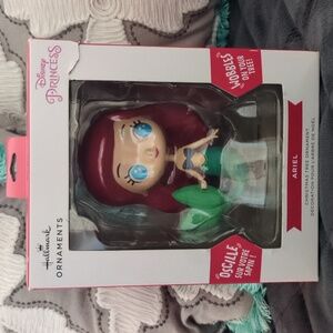 Disney Princess Hallmark Ornaments Ariel Wobble Head Christmas Tree Ornament
